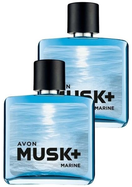 Musk Marine Erkek Parfüm 75 ml. Ikili Set