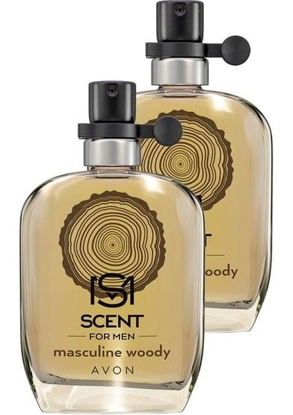 Scent Masculine Woody Erkek Parfüm Edt 30ml. Ikili Set