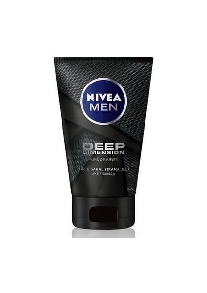 Men Deep Dimension Yüz ve Sakal Temizleme Jeli 100ML