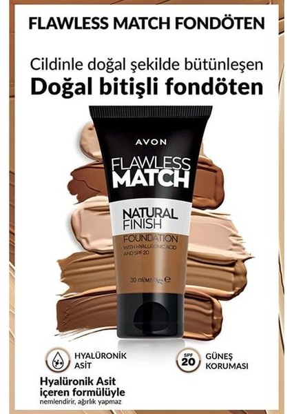 Flawless Match Natural Likit Fondöten SPF20 30 Ml. Nude 228G