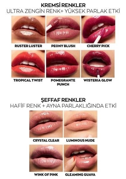 Ultra Colour Lip Gloss Besleyici Dudak Parlatıcısı Pomegranate Punch