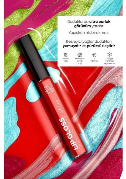 Ultra Colour Lip Gloss Besleyici Dudak Parlatıcısı Pomegranate Punch