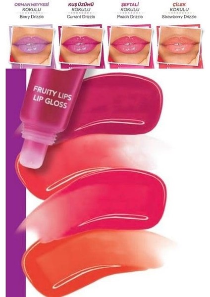 Color Trend Fruity Dudak Parlatıcı 10 gr Berry Drizzle