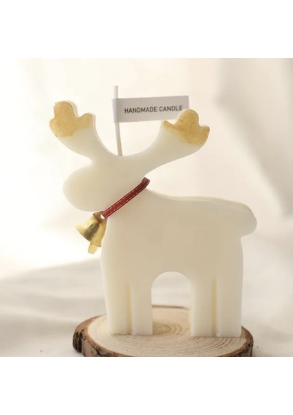 2 Boyutlu Geyik Hayvan Silikon Kalıp K-1281, Kokulu Taş Sabun Alçı Mum Kalıbı