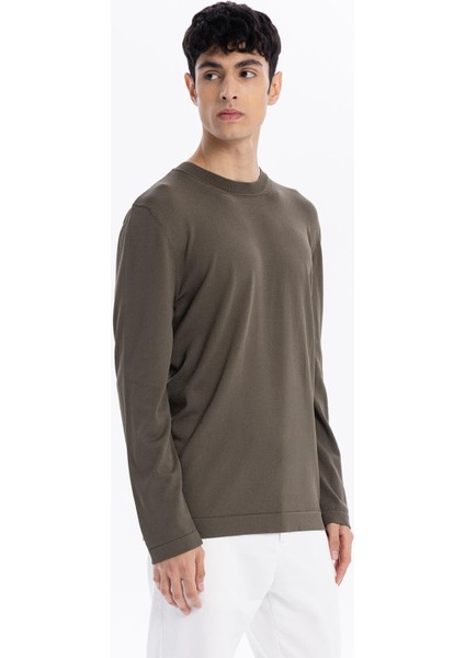 Bisiklet Yaka Slim Fit Basic Erkek Triko Kazak fiyatları