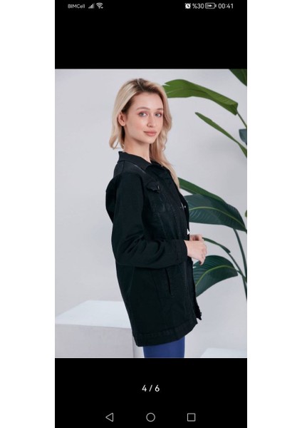 Kot Ceket Uzun Model Siyah