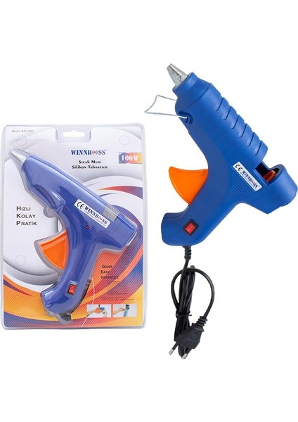 WN-1200 100 Watt Anahtarlı Sıcak Mum Silikon Tabancası (4607)