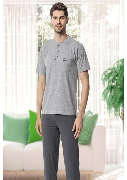 Ekose Şortlu Pijama Takımı