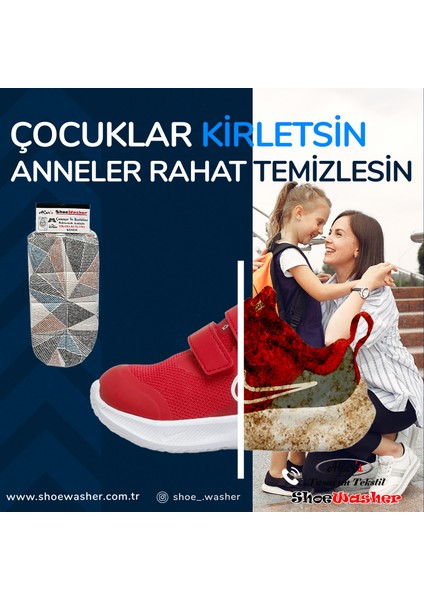 ÇAMAŞIR MAKİNESİNDE AYAKKABI-YIKAMA KURUTMA KESESİ (SHOE WASHER)