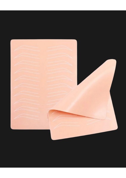 Kalıcı Makyaj Eğitim Çalışma Şablonlu Lateks Pudrasız - 10 Adet indirimleri