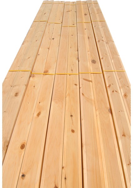 300 cm 2.sınıf Ahşap Tırtıklı Deck