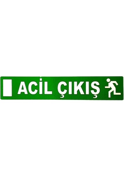 Acıl Çıkış Sticker Lümen Özellikli Fosforlu Karanlıkda Görünme Özelliğine Sahip fırsatları