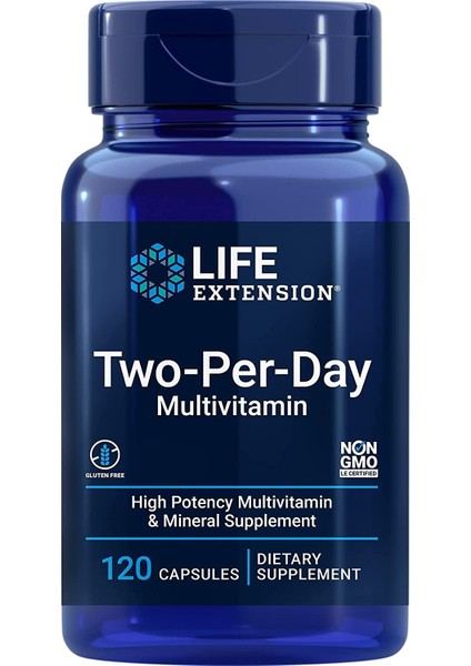 Extension Two-Per-Day Multivitamin 120 Capsules