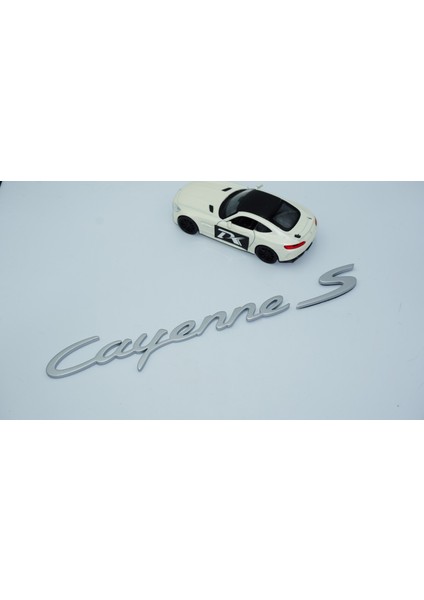 Porsche Cayenne S Bagaj 3m 3D Gri Abs Yazı Logo Amblem modelleri