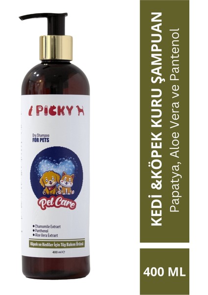 Köpek Ve Kediler İçin Kuru Şampuan - Dog & Cat Dry Shampoo 400 Ml