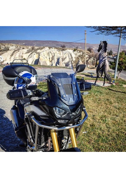 Honda Afrika Twin 1100 L2 L3 Tur Cami 55CM Seffaf Veya Füme