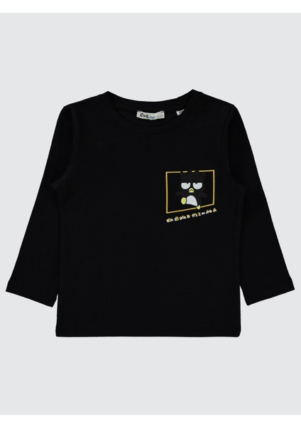 Erkek Çocuk Sweatshirt 2-5 Yaş Siyah