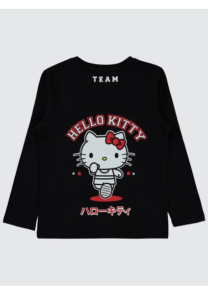 Kız Çocuk Sweatshirt 6-9 Yaş Siyah
