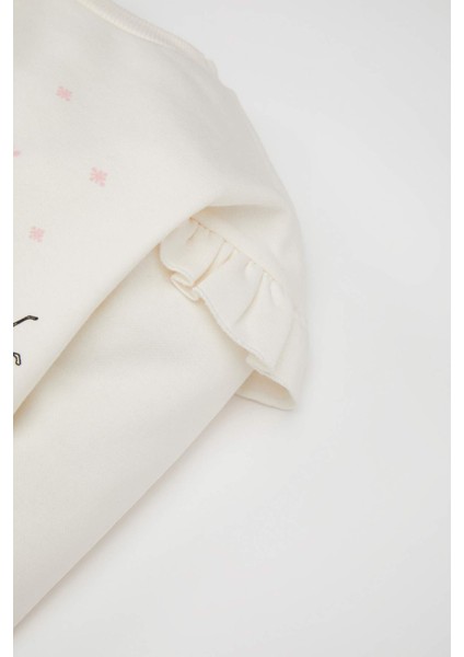 Kız Bebek 2'li Takım Yılbaşı Temalı Uzun Kollu Üst Beli Lastikli Alt D6516A524WN fırsatları