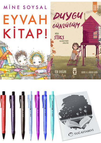 Duygu Günlüğüm Mira Stres Kulübesi'nden Ayrılıyor ve Eyvah Kitap! 2li Set