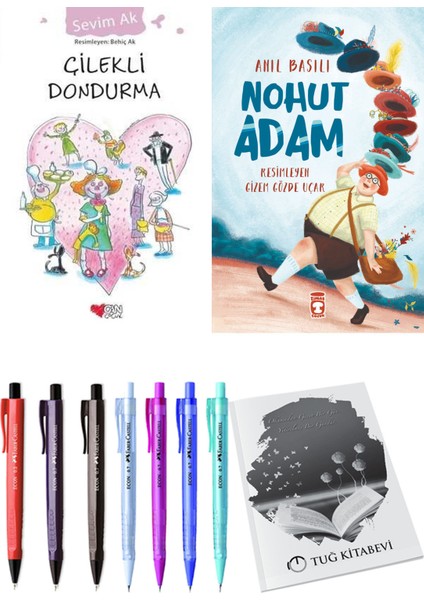 Nohut Adam ve Çilekli Dondurma 2li Set