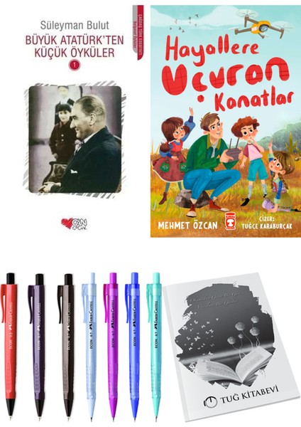 Hayallere Uçuran Kanatlar ve Büyük Atatürk'ten Küçük Öyküler 1 2li Set