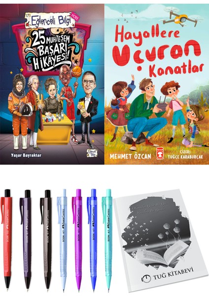 Hayallere Uçuran Kanatlar ve 25 Muhteşem Başarı Hikayesi 2li Set