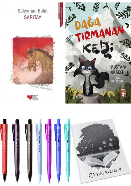 Dağa Tırmanan Kedi ve Sarıtay 2li Set