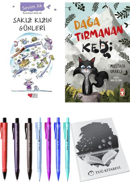 Dağa Tırmanan Kedi ve Sakız Kızın Günleri 2li Set