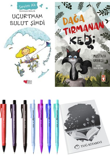 Dağa Tırmanan Kedi ve Uçurtmam Bulut Şimdi 2li Set