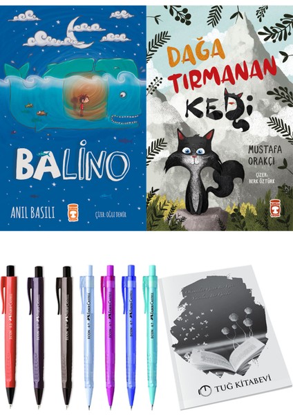 Dağa Tırmanan Kedi ve Balino 2li Set