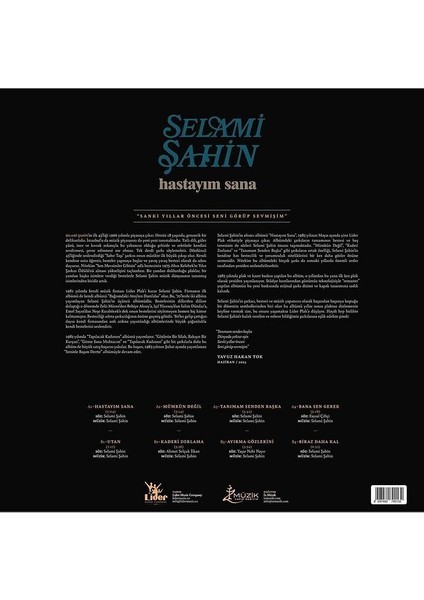 Selami Şahin Hastayım Sana Plak