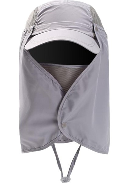 Boyun ile Güneşğı Balıkçılık Için Güneş Yaz Açık Sporları Açık Gri (Yurt Dışından) indirimleri