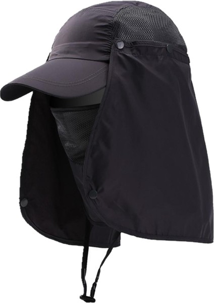 Boyun ile Güneşğı Balıkçılık Için Güneş Yaz Açık Sporları Gri (Yurt Dışından)