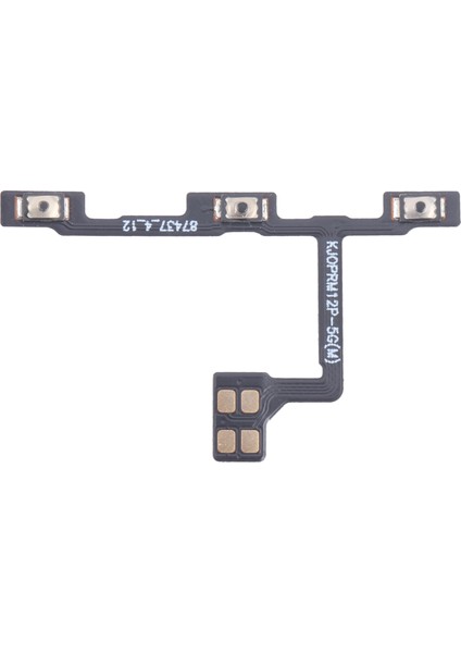 Realme 12 Pro+ Için Güç + Ses Düğmesi Flex Kablo (Yurt Dışından)