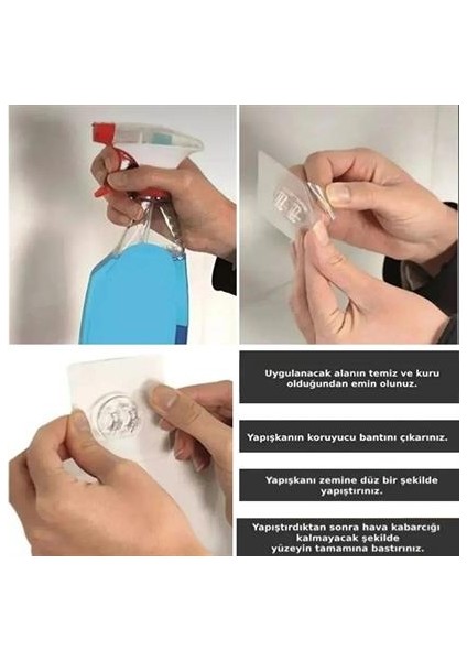 Buffer® Yapışkanlı Banyo Köşeliği Kancalı Köşe Rafı Duş Şampuanlık Duvar Düzenleyici Organizer Raf