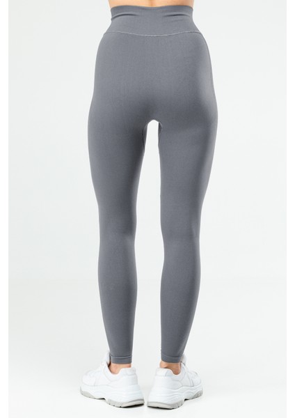 Füme Slim Fit Yüksek Bel Toparlayıcı Seamless Kadın Tayt SSD0024 fırsatları