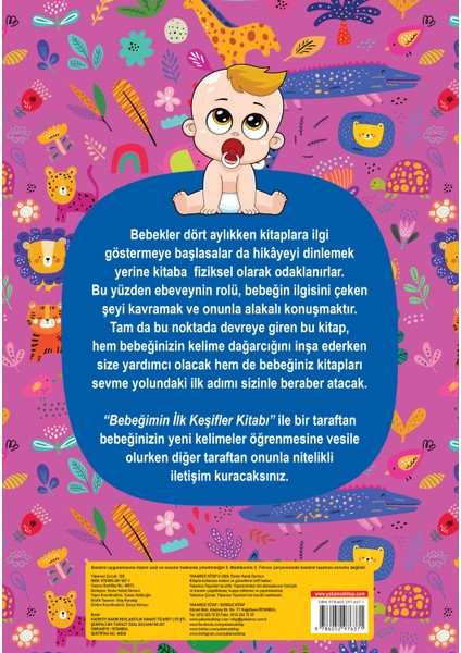 Bebeğimin İlk Keşifler Kitabı (Renkler - Giysiler - Sayılar)