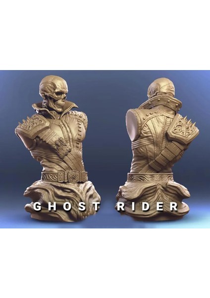 Ghost Rider Figürü Gri - 10 cm