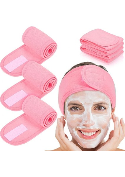 Pembe Tarzı 1 Adet Yüz Spa Baş Bandı Makyaj Duş Banyo Sarılma Spor Saç Bandı Havlu Başlık (Yurt Dışından) modelleri