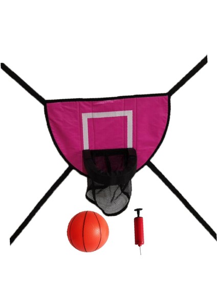 Trampolin Için Basketbol I Su Geçirmez Tabanlık Kırmızısı Bir Top ile (Yurt Dışından)