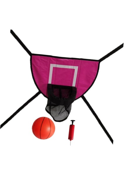 Trampolin Için Basketbol I Su Geçirmez Tabanlık Kırmızısı Bir Top ile (Yurt Dışından)