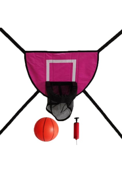 Trampolin Için Basketbol I Su Geçirmez Tabanlık Kırmızısı Bir Top ile (Yurt Dışından)