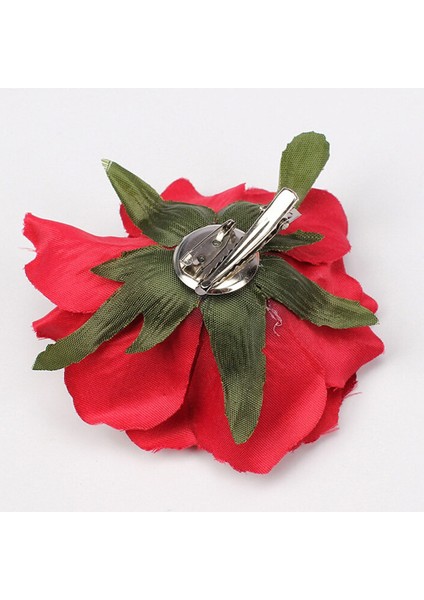 Pembe Tarzı Düğün Gelin Hizmetçi Gelinlik Düğün Gül Çiçeği Toka Broş Saç Klipsi (Yurt Dışından) indirimleri