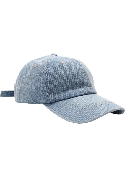 Moda Kot Beyzbol Şı Şak Düz Ş Baba Şı Açık Mavi (Yurt Dışından) modelleri