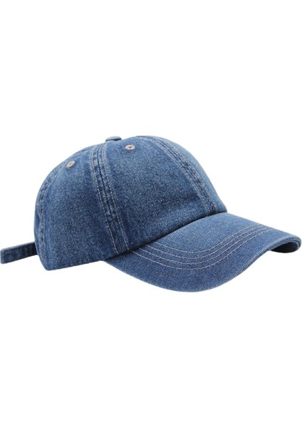 Moda Kot Beyzbol Şı Şak Düz Ş Baba Şı Mavi (Yurt Dışından)