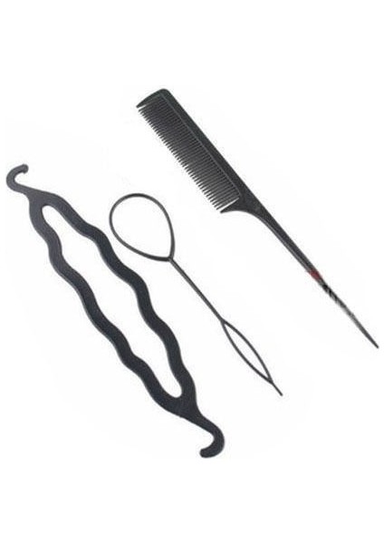 Gül Kırmızı Tarzı 4 Adet/takım Plastik Sihirli Topsy Tail Saç Örgü At Kuyruğu Stil Yapıcı Klips Aracı (Yurt Dışından) fırsatları