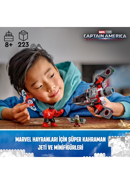 ® Marvel Kaptan Amerika ile Red Hulk Savaşı 76292