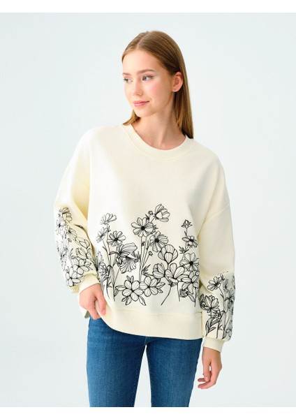 Regular Fit Kadın Sweatshirt