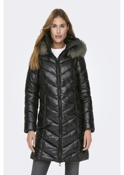 Onlfever Puffer Coat Lıfe cc Otw Siyah 15322004